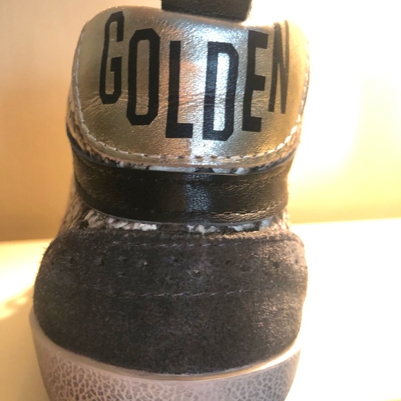 Golden Goose: Rock, Snake Fuxia Mid Star Suede & Leather - Picture 6 of 8